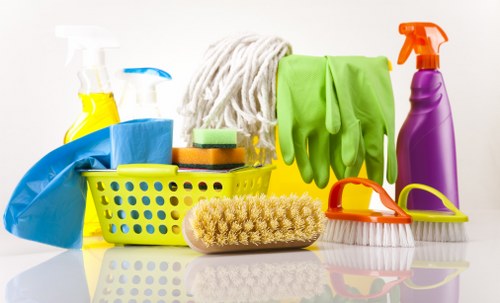 Waste disposal and compliance in a professional cleaning service