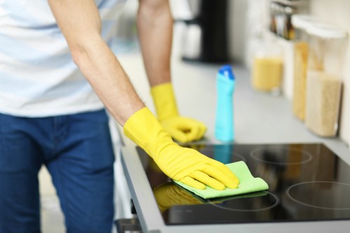 Local cleaning team servicing a retail space in Wisscottage